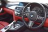 USED 2015 15 BMW 4 SERIES 2.0 420D M SPORT 2d 188 BHP RED HEATED NAPPA LEATHER-SAT NAV.