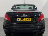 USED 2013 63 PEUGEOT 207 1.6 CC ALLURE 2d 120 BHP 37278 Miles, Metallic black, Full black leather interior, chrome hoops, 17" Hockenheim alloys