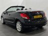 USED 2013 63 PEUGEOT 207 1.6 CC ALLURE 2d 120 BHP 37278 Miles, Metallic black, Full black leather interior, chrome hoops, 17" Hockenheim alloys