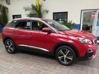 USED 2019 68 PEUGEOT 3008 1.5 BLUEHDI S/S ALLURE 5d 129 BHP SAT NAV PART LEATHER PARKING SENSORS 6 MONTHS GOLD WARRANTY GENUINE LOW MILEAGE