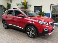 USED 2019 68 PEUGEOT 3008 1.5 BLUEHDI S/S ALLURE 5d 129 BHP SAT NAV PART LEATHER PARKING SENSORS 6 MONTHS GOLD WARRANTY GENUINE LOW MILEAGE
