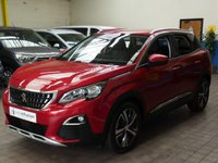 USED 2019 68 PEUGEOT 3008 1.5 BLUEHDI S/S ALLURE 5d 129 BHP SAT NAV PART LEATHER PARKING SENSORS 6 MONTHS GOLD WARRANTY GENUINE LOW MILEAGE