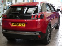USED 2019 68 PEUGEOT 3008 1.5 BLUEHDI S/S ALLURE 5d 129 BHP SAT NAV PART LEATHER PARKING SENSORS 6 MONTHS GOLD WARRANTY GENUINE LOW MILEAGE
