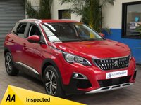 USED 2019 68 PEUGEOT 3008 1.5 BLUEHDI S/S ALLURE 5d 129 BHP SAT NAV PART LEATHER PARKING SENSORS 6 MONTHS GOLD WARRANTY GENUINE LOW MILEAGE