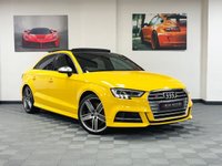 USED 2016 66 AUDI S3 2.0 S3 QUATTRO 4d 306 BHP RARE VEGAS YELLOW / PAN ROOF