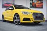 USED 2016 66 AUDI S3 2.0 S3 QUATTRO 4d 306 BHP RARE VEGAS YELLOW / PAN ROOF