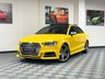 USED 2016 66 AUDI S3 2.0 S3 QUATTRO 4d 306 BHP RARE VEGAS YELLOW / PAN ROOF