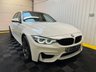 USED 2017 17 BMW M3 3.0 M3 COMPETITION PACKAGE 4d 444 BHP PEARL WHITE / HTD S/WHEEL AND SEATS