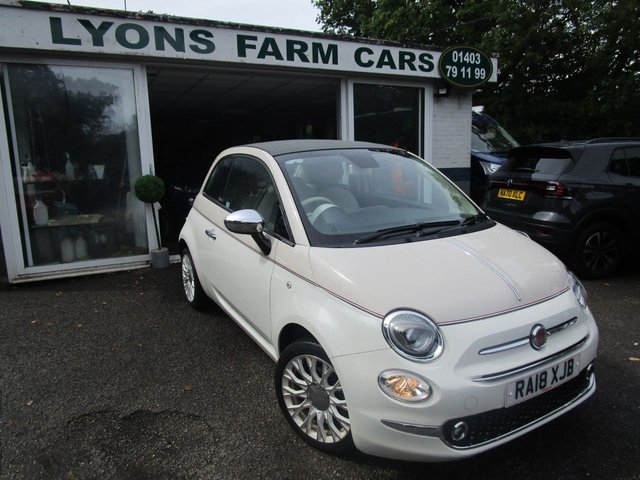 2018 18 Fiat 500c 1.2 60TH ANNIVERSARY LIMITED EDITION 2d 69 BHP CONVERTIBLE *ULTRA RARE*