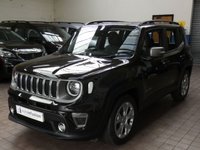 USED 2019 69 JEEP RENEGADE 1.0 LIMITED 5d 118 BHP SAT NAV LEATHER HEATED SEATS GENUINE LOW MILES