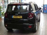 USED 2019 69 JEEP RENEGADE 1.0 LIMITED 5d 118 BHP SAT NAV LEATHER HEATED SEATS GENUINE LOW MILES
