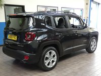 USED 2019 69 JEEP RENEGADE 1.0 LIMITED 5d 118 BHP SAT NAV LEATHER HEATED SEATS GENUINE LOW MILES