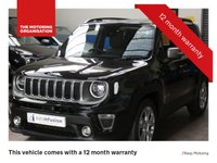 USED 2019 69 JEEP RENEGADE 1.0 LIMITED 5d 118 BHP SAT NAV LEATHER HEATED SEATS GENUINE LOW MILES