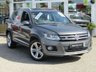 USED 2016 16 VOLKSWAGEN TIGUAN 2.0 R LINE EDITION TDI BMT 4MOTION DSG 5d 181 BHP Finished in NIMBUS GREY with contrasting EBONY HEATED LEATHER trim. This Tiguan has a sophisticated look to add to its high quality interior and high spec. It is spacious, comfortable and great to drive, while its raised driving position gives you a great view. Features include, Pan Roof, Sat Nav, DAB Radio, ALLOYS, Auto Parking, Cruise, Front and Rear Park Sensors and more. Dealer serviced at 9897 miles, 18363 miles, 27013 miles, 35300 miles, 45826 miles,  49215 miles and at 56082 miles.