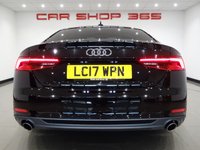 USED 2017 17 AUDI A5 2.0 TFSI (190 PS) S LINE S TRONIC COUPE 2DR ( ULEZ - EURO 6 ) S/S + TECH PACK + VIRTUAL COCKPIT + BANG & OLUFSEN 3D + CRUISE + LEATHER / ALCANTARA + DRIVE SELECT + FLAT BOTTOM S/W + PRIVACY + F-R PARK + 19