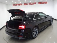 USED 2017 17 AUDI A5 2.0 TFSI (190 PS) S LINE S TRONIC COUPE 2DR ( ULEZ - EURO 6 ) S/S + TECH PACK + VIRTUAL COCKPIT + BANG & OLUFSEN 3D + CRUISE + LEATHER / ALCANTARA + DRIVE SELECT + FLAT BOTTOM S/W + PRIVACY + F-R PARK + 19
