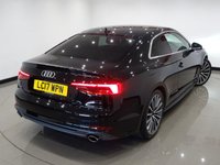 USED 2017 17 AUDI A5 2.0 TFSI (190 PS) S LINE S TRONIC COUPE 2DR ( ULEZ - EURO 6 ) S/S + TECH PACK + VIRTUAL COCKPIT + BANG & OLUFSEN 3D + CRUISE + LEATHER / ALCANTARA + DRIVE SELECT + FLAT BOTTOM S/W + PRIVACY + F-R PARK + 19