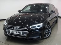 USED 2017 17 AUDI A5 2.0 TFSI (190 PS) S LINE S TRONIC COUPE 2DR ( ULEZ - EURO 6 ) S/S + TECH PACK + VIRTUAL COCKPIT + BANG & OLUFSEN 3D + CRUISE + LEATHER / ALCANTARA + DRIVE SELECT + FLAT BOTTOM S/W + PRIVACY + F-R PARK + 19