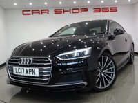 USED 2017 17 AUDI A5 2.0 TFSI (190 PS) S LINE S TRONIC COUPE 2DR ( ULEZ - EURO 6 ) S/S + TECH PACK + VIRTUAL COCKPIT + BANG & OLUFSEN 3D + CRUISE + LEATHER / ALCANTARA + DRIVE SELECT + FLAT BOTTOM S/W + PRIVACY + F-R PARK + 19