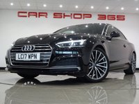 USED 2017 17 AUDI A5 2.0 TFSI (190 PS) S LINE S TRONIC COUPE 2DR ( ULEZ - EURO 6 ) S/S + TECH PACK + VIRTUAL COCKPIT + BANG & OLUFSEN 3D + CRUISE + LEATHER / ALCANTARA + DRIVE SELECT + FLAT BOTTOM S/W + PRIVACY + F-R PARK + 19