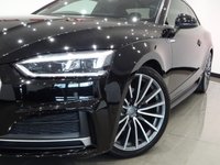 USED 2017 17 AUDI A5 2.0 TFSI (190 PS) S LINE S TRONIC COUPE 2DR ( ULEZ - EURO 6 ) S/S + TECH PACK + VIRTUAL COCKPIT + BANG & OLUFSEN 3D + CRUISE + LEATHER / ALCANTARA + DRIVE SELECT + FLAT BOTTOM S/W + PRIVACY + F-R PARK + 19