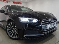 USED 2017 17 AUDI A5 2.0 TFSI (190 PS) S LINE S TRONIC COUPE 2DR ( ULEZ - EURO 6 ) S/S + TECH PACK + VIRTUAL COCKPIT + BANG & OLUFSEN 3D + CRUISE + LEATHER / ALCANTARA + DRIVE SELECT + FLAT BOTTOM S/W + PRIVACY + F-R PARK + 19