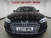 USED 2017 17 AUDI A5 2.0 TFSI (190 PS) S LINE S TRONIC COUPE 2DR ( ULEZ - EURO 6 ) S/S + TECH PACK + VIRTUAL COCKPIT + BANG & OLUFSEN 3D + CRUISE + LEATHER / ALCANTARA + DRIVE SELECT + FLAT BOTTOM S/W + PRIVACY + F-R PARK + 19