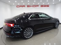 USED 2017 17 AUDI A5 2.0 TFSI (190 PS) S LINE S TRONIC COUPE 2DR ( ULEZ - EURO 6 ) S/S + TECH PACK + VIRTUAL COCKPIT + BANG & OLUFSEN 3D + CRUISE + LEATHER / ALCANTARA + DRIVE SELECT + FLAT BOTTOM S/W + PRIVACY + F-R PARK + 19