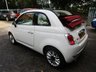 USED 2014 64 FIAT 500C 0.9 TWINAIR CONVERTIBLE LOUNGE 3d 105 BHP Very rare 2014 6 Speed 105 BHP Fiat 500C 0.9 Twinair Convertible Lounge *Optional extra Automatic Climate Control* Excellent Service History + Just Serviced, ZERO Road Tax! MOT until March 2024, Convertible, Two Previous Owners, Great fuel economy!