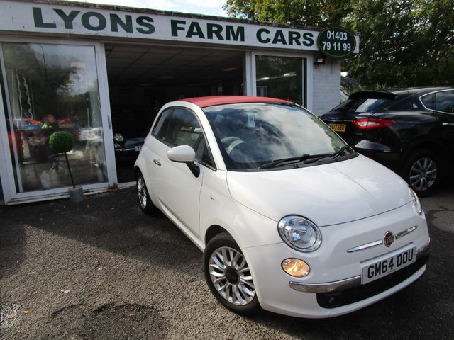 2014 64 Fiat 500c 0.9 TWINAIR CONVERTIBLE LOUNGE 3d 105 BHP