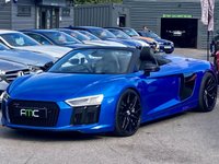 USED 2017 17 AUDI R8 5.2 SPYDER V10 QUATTRO 2d 533 BHP **Ceramic's - B&O - Audi Warranty** 