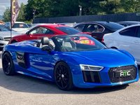 USED 2017 17 AUDI R8 5.2 SPYDER V10 QUATTRO 2d 533 BHP **Ceramic's - B&O - Audi Warranty** 