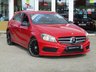 USED 2014 64 MERCEDES-BENZ A-CLASS 2.1 A220 CDI BLUEEFFICIENCY AMG SPORT 5d 170 BHP Finished in JUPITER RED with contrasting BLACK FULL HEATED LEATHER trim. This A class certainly looks smart, with its slim lights and smooth body panels. There's plenty of room in the front and the back which will suit the average family. Features include, Sat Nav, &pound;20 Road Tax, Full Heated Leather trim, B/Tooth, Cruise Control 18" alloys and much more. Serviced at 13066 miles, 23421 miles, 35579 miles and on arrival at 71705
