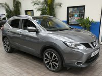 USED 2014 64 NISSAN QASHQAI 1.5 DCI TEKNA 5d 108 BHP &pound;0 ROAD TAX SAT NAV LEATHER HEATED SEATS PANORAMIC ROOF 2 OWNERS