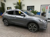 USED 2014 64 NISSAN QASHQAI 1.5 DCI TEKNA 5d 108 BHP &pound;0 ROAD TAX SAT NAV LEATHER HEATED SEATS PANORAMIC ROOF 2 OWNERS