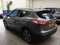 USED 2014 64 NISSAN QASHQAI 1.5 DCI TEKNA 5d 108 BHP &pound;0 ROAD TAX SAT NAV LEATHER HEATED SEATS PANORAMIC ROOF 2 OWNERS