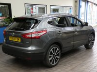 USED 2014 64 NISSAN QASHQAI 1.5 DCI TEKNA 5d 108 BHP &pound;0 ROAD TAX SAT NAV LEATHER HEATED SEATS PANORAMIC ROOF 2 OWNERS