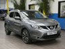 USED 2014 64 NISSAN QASHQAI 1.5 DCI TEKNA 5d 108 BHP &pound;0 ROAD TAX SAT NAV LEATHER HEATED SEATS PANORAMIC ROOF 2 OWNERS