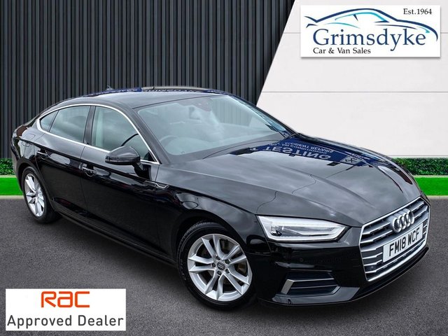 2018 18 Audi A5 1.4 SPORTBACK TFSI SPORT 5d 148 BHP