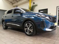 USED 2021 21 PEUGEOT 5008 1.5 BLUEHDI S/S ALLURE PREMIUM 5d 129 BHP 7 SEATS SAT NAV PART LEATHER EURO 6 CAZ ULEZ COMPLIANT