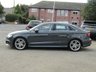 USED 2018 18 AUDI A3 2.0 TDI S LINE 4d 148 BHP Finished in NANO GREY METALLIC with contrasting Part Leather SPORTS trim. This Audi A3 Saloon is a classy, high tech four-door that is also great to drive. This A3 saloon is a sleeker-looking version of the Audi A3 Sportback hatchback. Features include Sat Nav, DAB Radio, B/tooth, Alloys, Matrix Lights, 18" alloys, 1 Owner from new and much more. Lincoln AUDI Dealer serviced at 10158 miles, 19665 miles, 39698 miles, 49851 miles (Brake Fluid), and at 59441 miles on 25/3/2022.