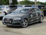 USED 2018 18 AUDI A3 2.0 TDI S LINE 4d 148 BHP Finished in NANO GREY METALLIC with contrasting Part Leather SPORTS trim. This Audi A3 Saloon is a classy, high tech four-door that is also great to drive. This A3 saloon is a sleeker-looking version of the Audi A3 Sportback hatchback. Features include Sat Nav, DAB Radio, B/tooth, Alloys, Matrix Lights, 18" alloys, 1 Owner from new and much more. Lincoln AUDI Dealer serviced at 10158 miles, 19665 miles, 39698 miles, 49851 miles (Brake Fluid), and at 59441 miles on 25/3/2022.