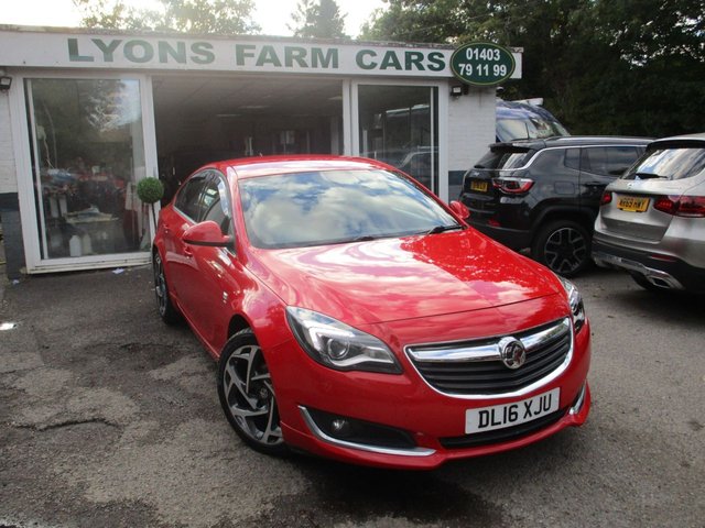 2016 16 Vauxhall Insignia 1.6 SRI NAV VX-LINE CDTI S/S 5d 134 BHP