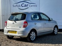 USED 2012 62 NISSAN MICRA 1.2 ACENTA DIG-S 5d 97 BHP www.suffolkcarcentre.co.uk - Located at Lowestoft