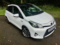 USED 2014 TOYOTA YARIS 1.5 HYBRID TREND 5d AUTO 61 BHP REAR PARK CAMERA//PANORAMIC GLASS ROOF//DASH CAM//CHERISH REGISTRATION NUMBER AT EXTRA COST ----CHERISH REGISTRATION NUMBER-N33 ACS- IS EXTRA COST @&pound;395-----