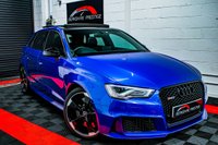 USED 2015 N AUDI A3 2.5 RS3 SPORTBACK QUATTRO 5d AUTO 362 BHP SEPANG BLUE+LITCHFIELD STAGE 2