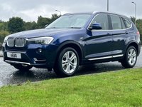 USED 2017 66 BMW X3 3.0 XDRIVE30D XLINE 5d 255 BHP Panoramic Glass Roof 4X4  DAB
