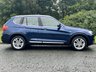USED 2017 66 BMW X3 3.0 XDRIVE30D XLINE 5d 255 BHP Panoramic Glass Roof 4X4  DAB