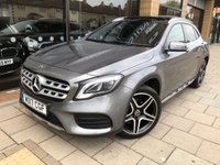 USED 2017 17 MERCEDES-BENZ GLA-CLASS 1.6 GLA 200 AMG LINE PREMIUM PLUS 5d 154 BHP BLACK NAPPA LEATHER
