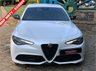 USED 2019 19 ALFA ROMEO GIULIA 2.0 TB VELOCE TI 4d 277 BHP HUGE SPECIFICATION - ALFA GUILIA VELOCE 2.0 Ti SALOON AUTOMATIC-PADDLE SHIFT - 3 STAGE PEARL WHITE METALLIC - 19 INCH QUADRIFOGLIO ALLOYS WITH NEW PIRELLI P-ZERO TYRES - 1 OWNER FROM BRAND NEW - RECENTLY SERVICED WITH A FULL MAIN DEALER SERVICE HISTORY - LEATHER/ALCANTARA TRIM - NAV - COST NEW  IN EXCESS OF &pound;50,000.00